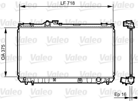 Radiator, engine cooling