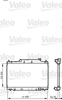 Radiator, engine cooling