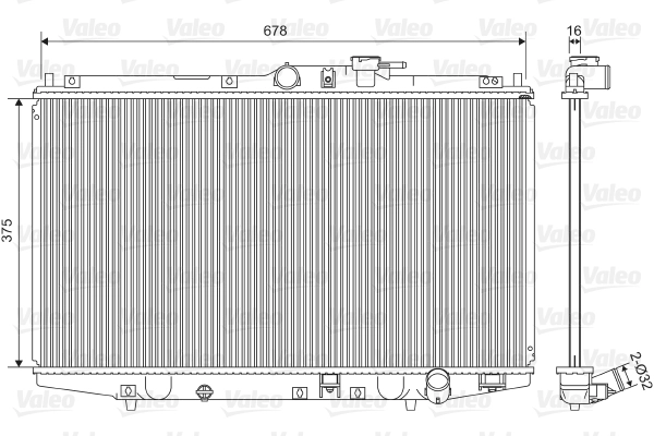 Radiator, engine cooling
