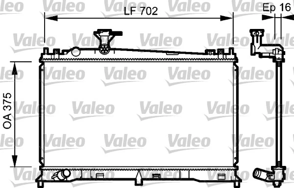 Radiator, engine cooling