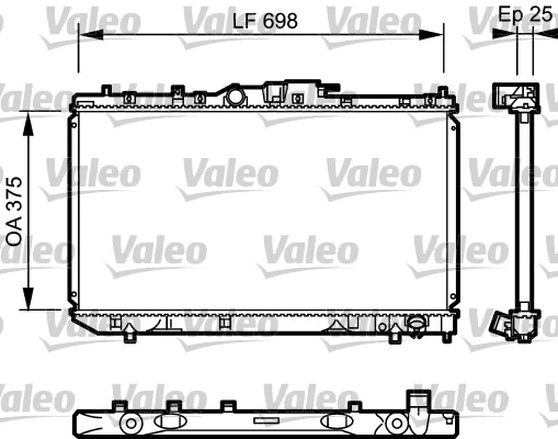Radiator, engine cooling