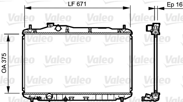 Radiator, engine cooling