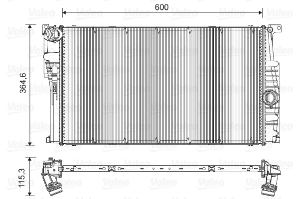 Radiator, engine cooling