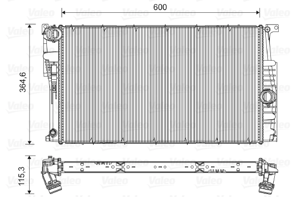 Radiator, engine cooling