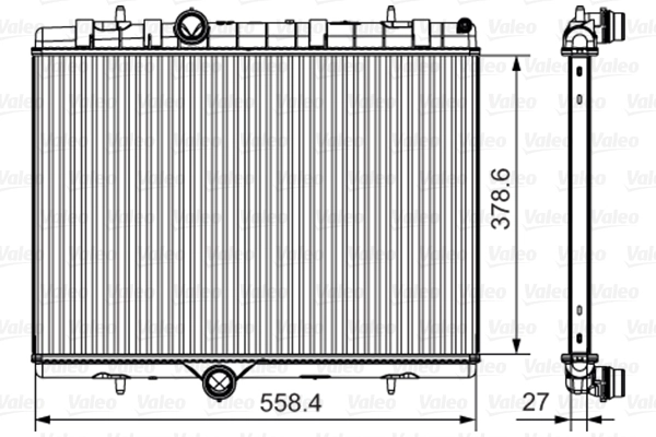 Radiator, engine cooling