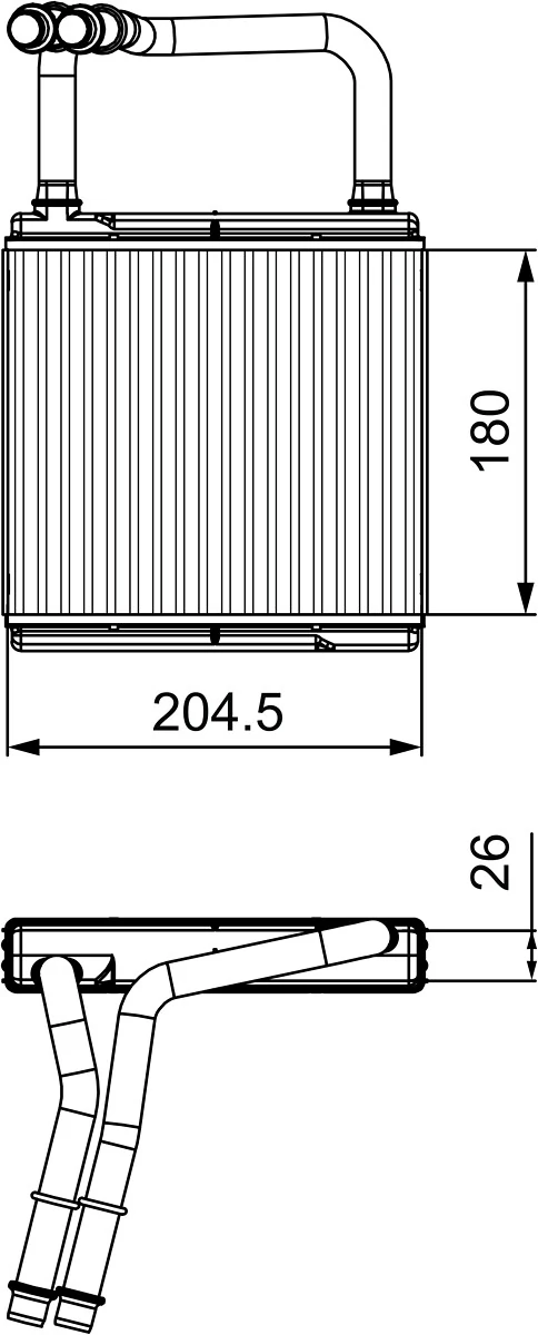 Heat Exchanger, interior heating