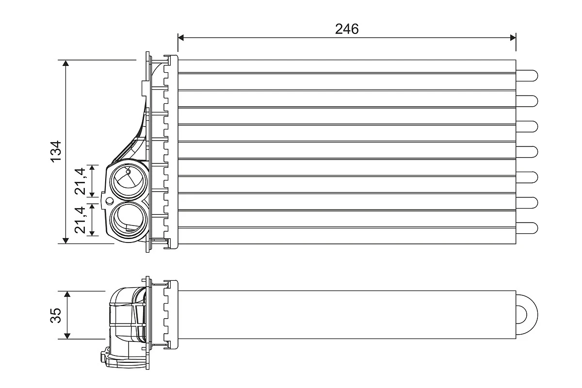 Heat Exchanger, interior heating