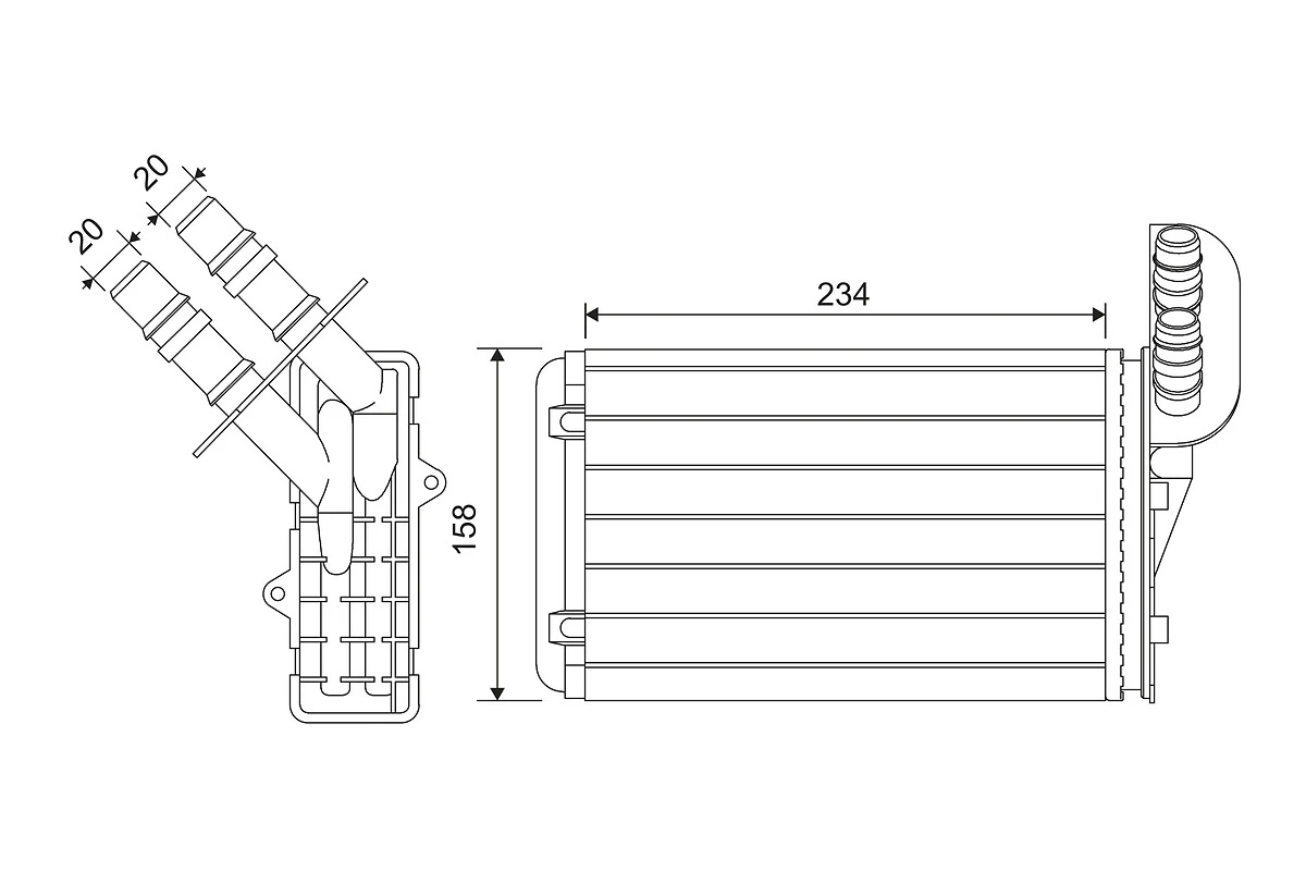 Heat Exchanger, interior heating