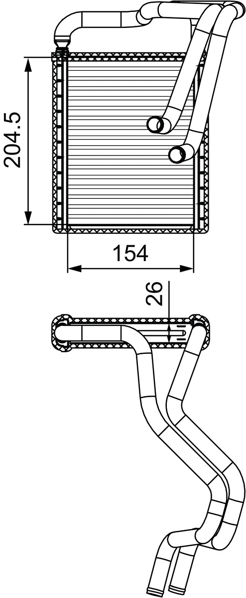Heat Exchanger, interior heating