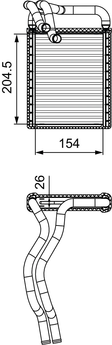Heat Exchanger, interior heating