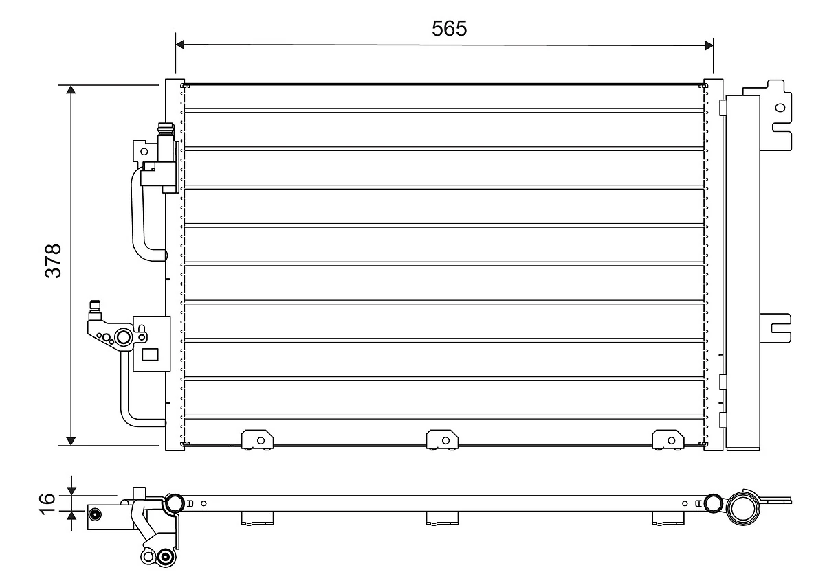 Condenser, air conditioning