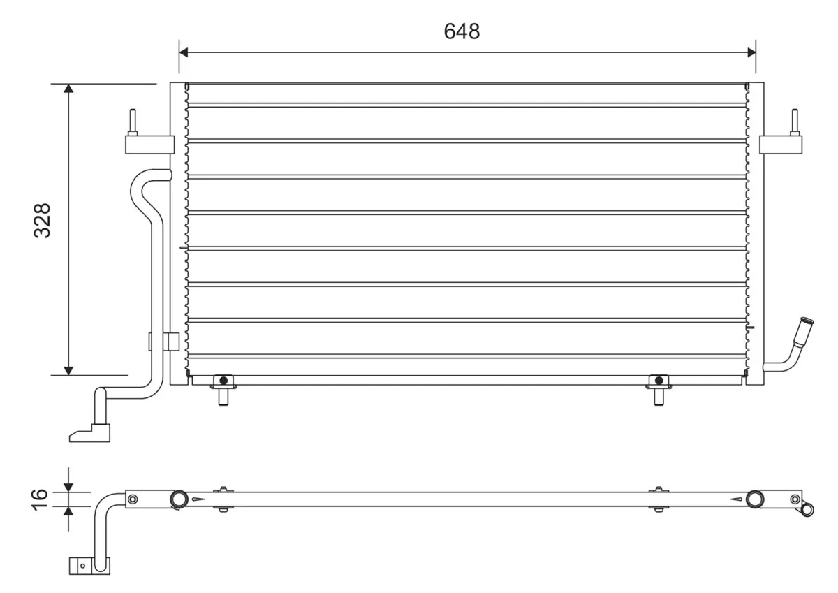 Condenser, air conditioning