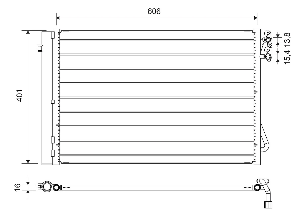 Condenser, air conditioning