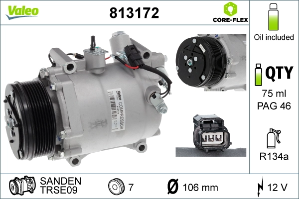 Compressor, air conditioning
