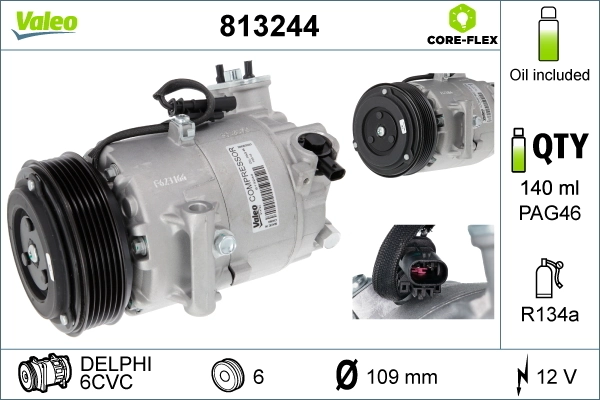 Compressor, air conditioning