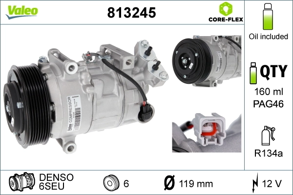 Compressor, air conditioning
