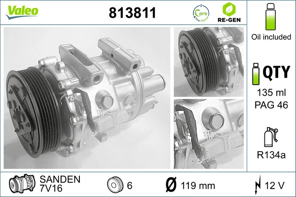 Compressor, air conditioning