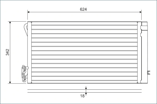 Condenser, air conditioning