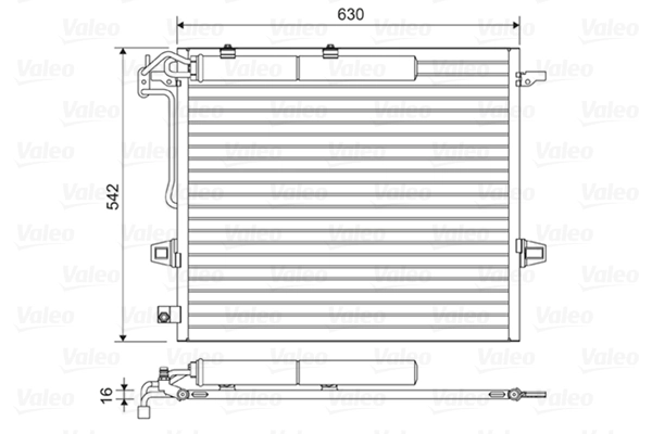 Condenser, air conditioning