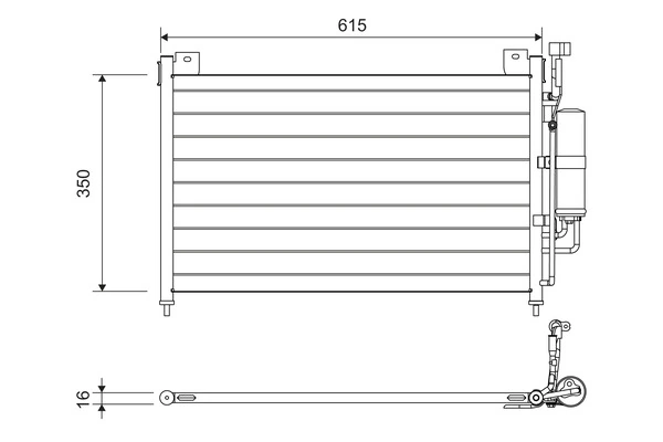 Condenser, air conditioning