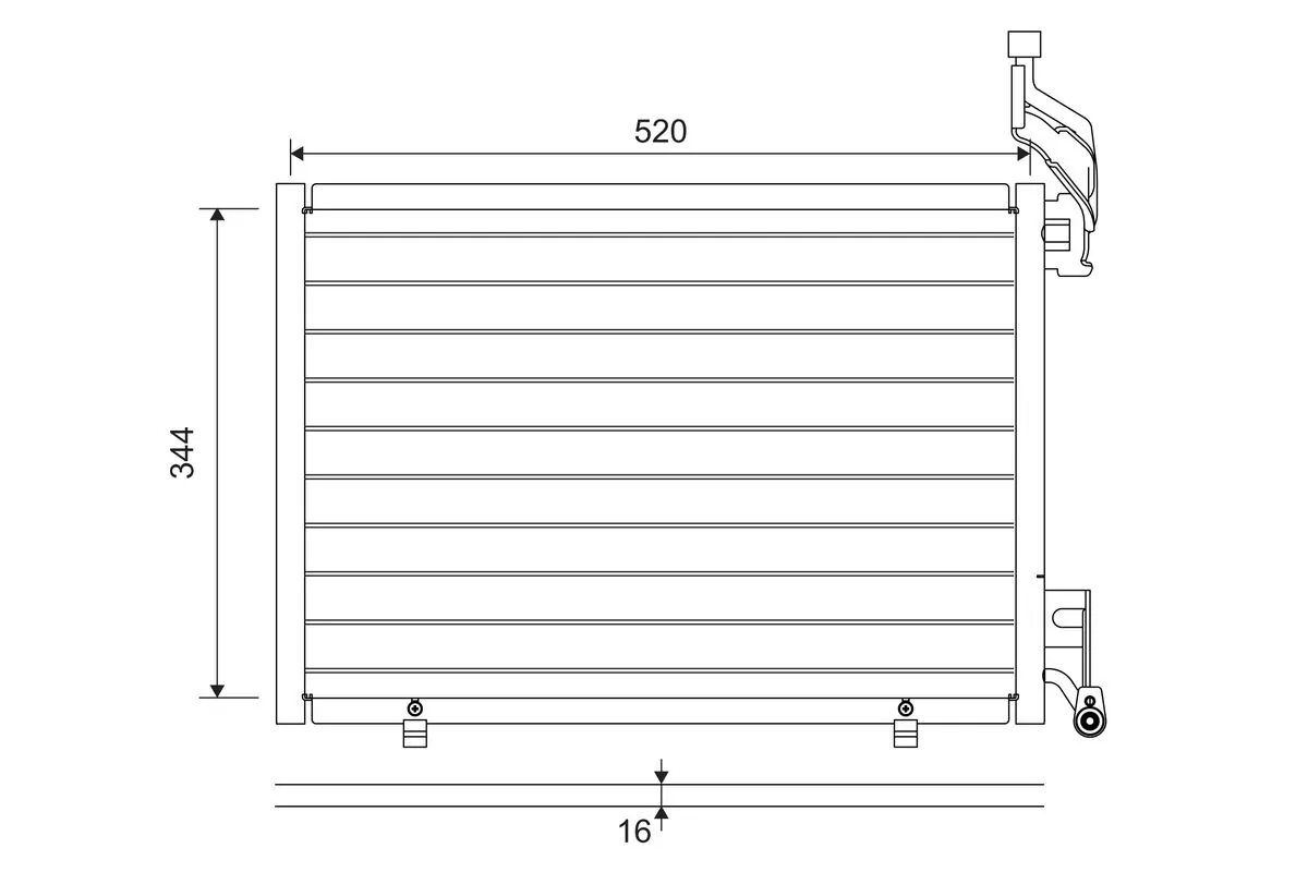 Condenser, air conditioning