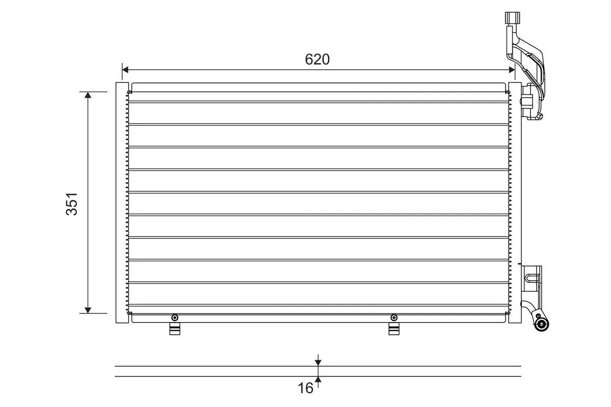 Condenser, air conditioning