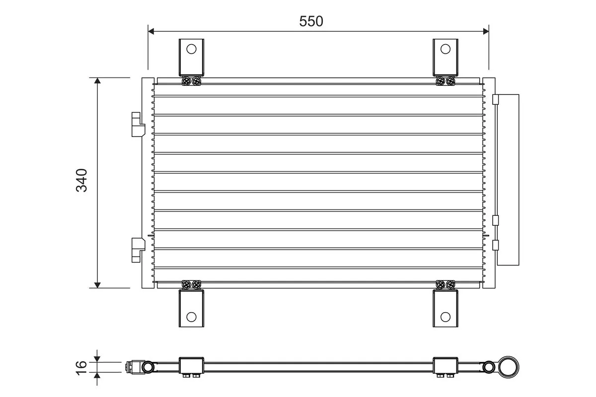 Condenser, air conditioning