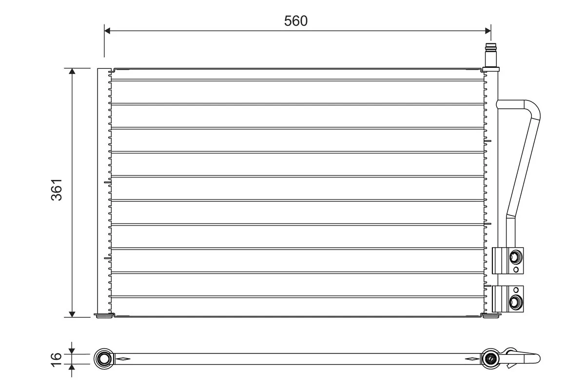 Condenser, air conditioning