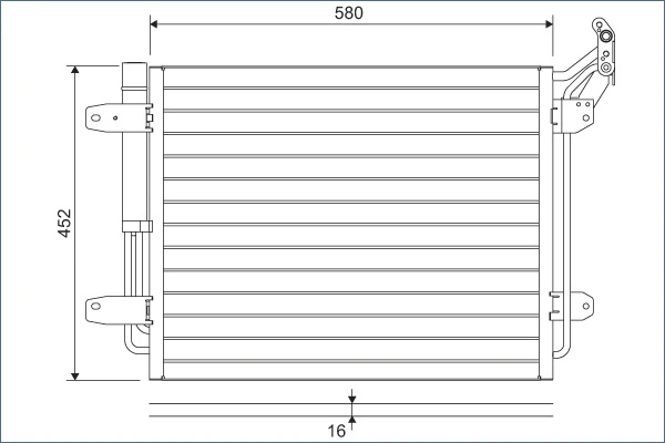 Condenser, air conditioning