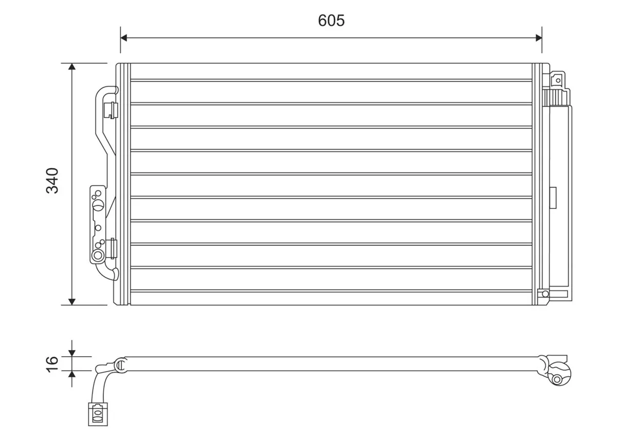 Condenser, air conditioning
