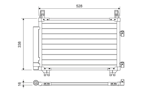 Condenser, air conditioning