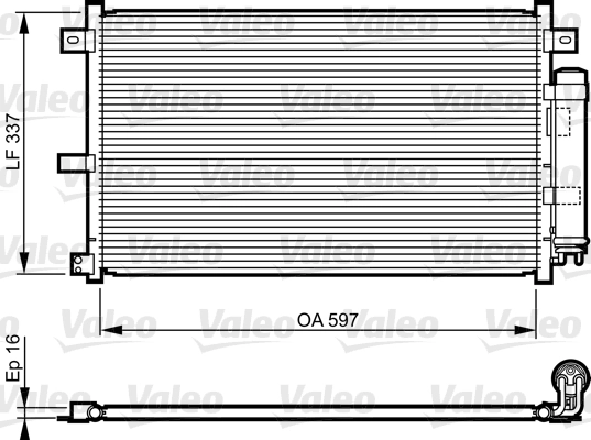 Condenser, air conditioning