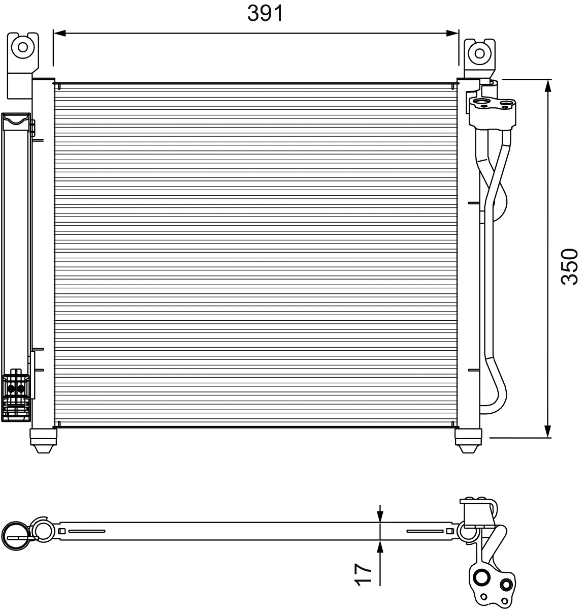 Condenser, air conditioning