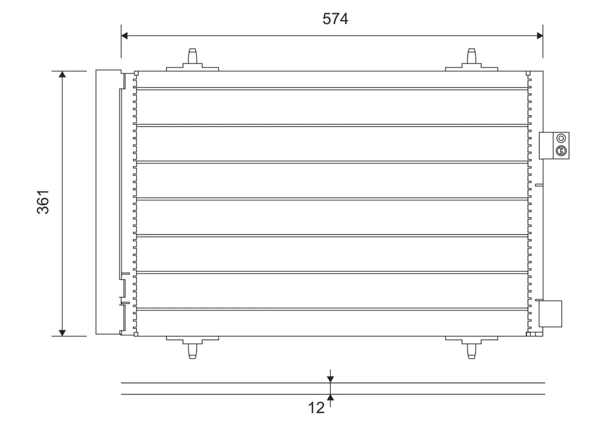 Condenser, air conditioning