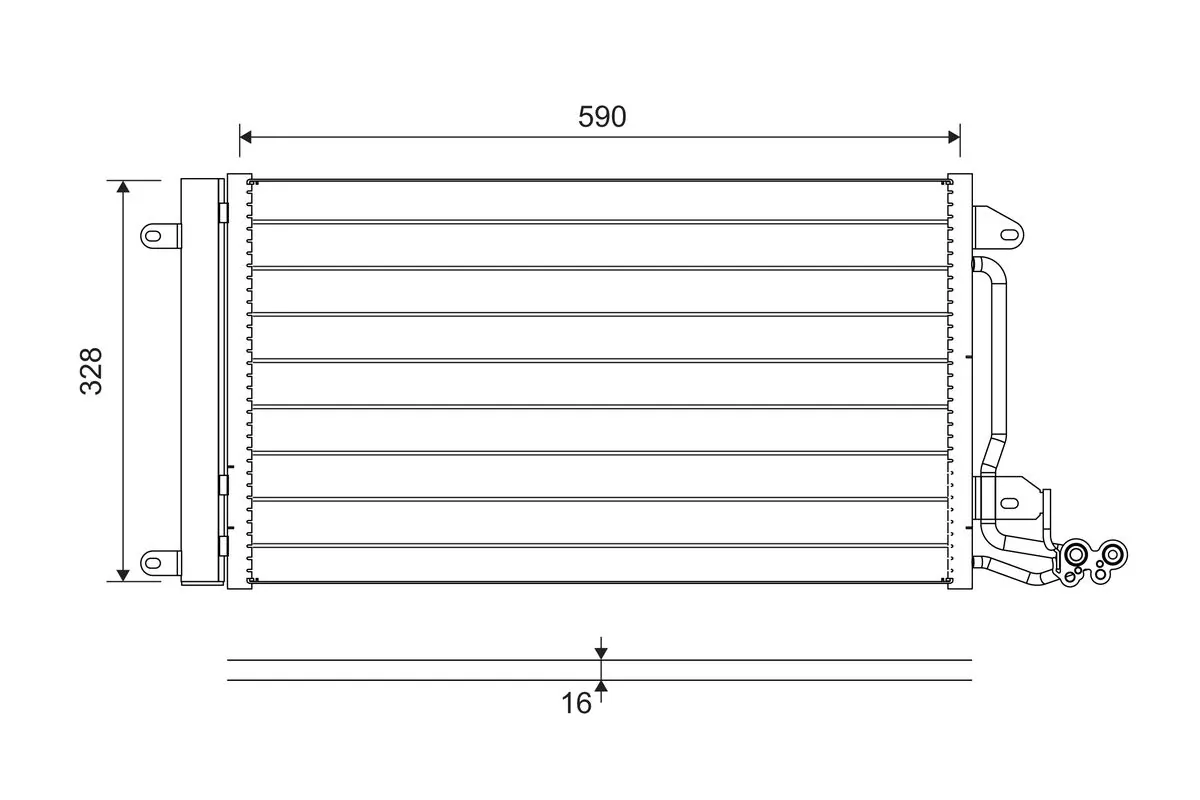 Condenser, air conditioning