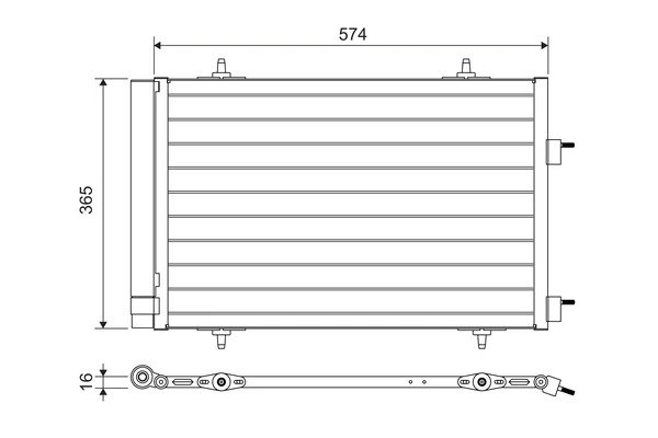 Condenser, air conditioning
