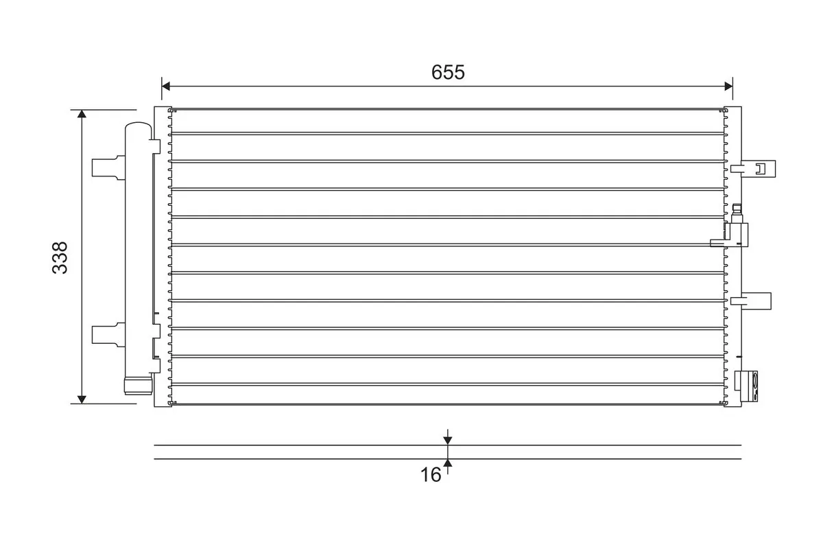 Condenser, air conditioning
