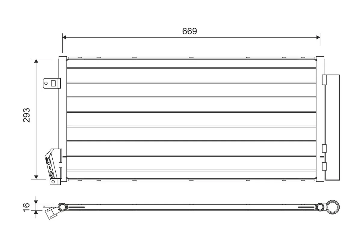 Condenser, air conditioning