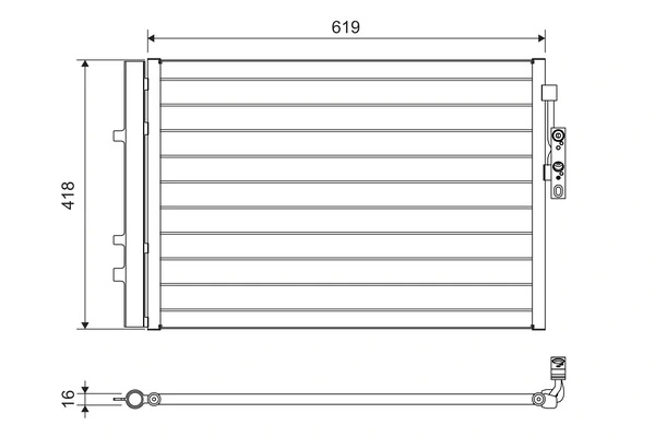 Condenser, air conditioning