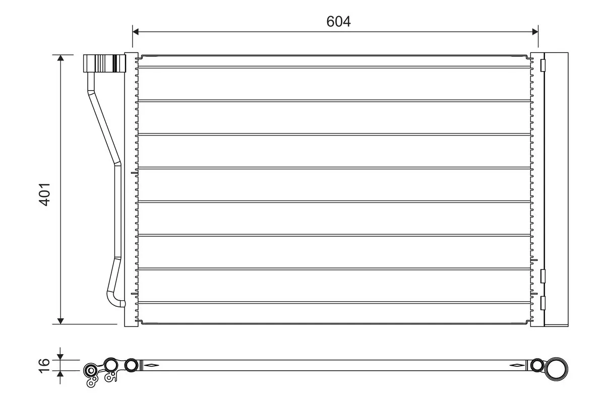 Condenser, air conditioning