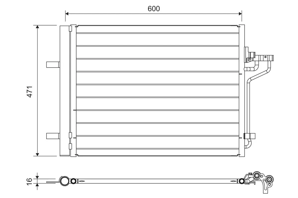Condenser, air conditioning
