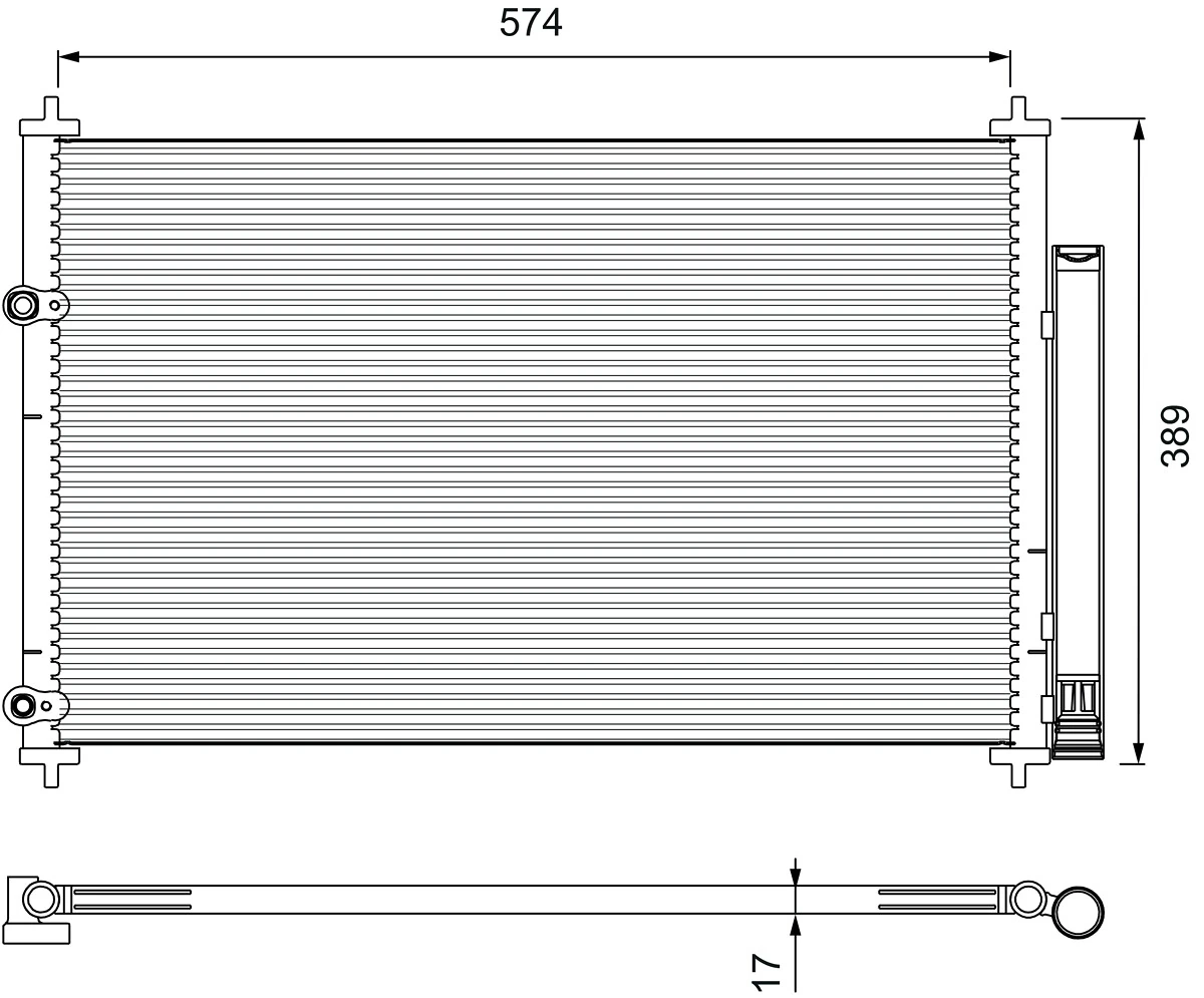 Condenser, air conditioning