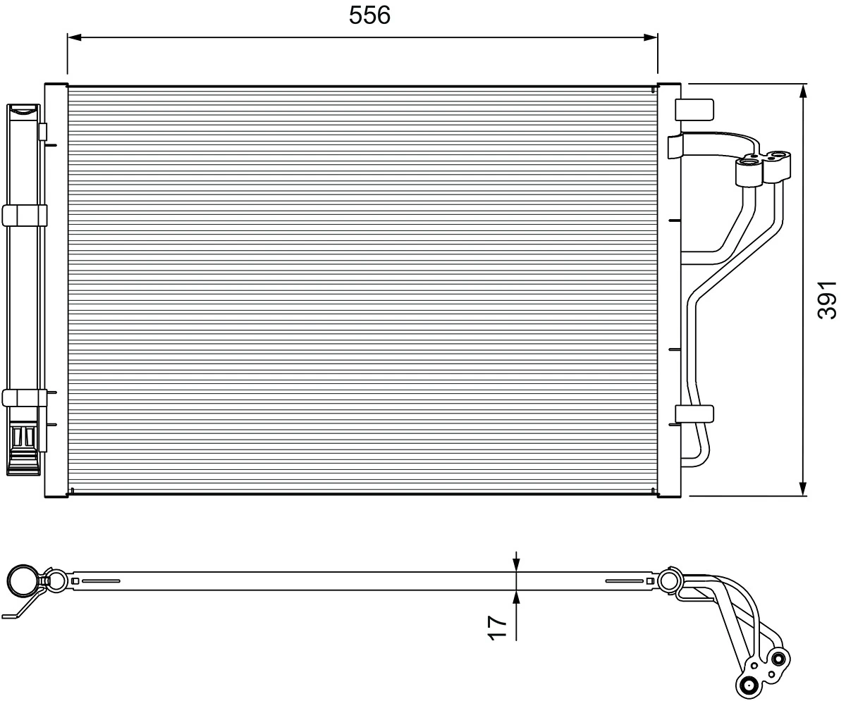 Condenser, air conditioning