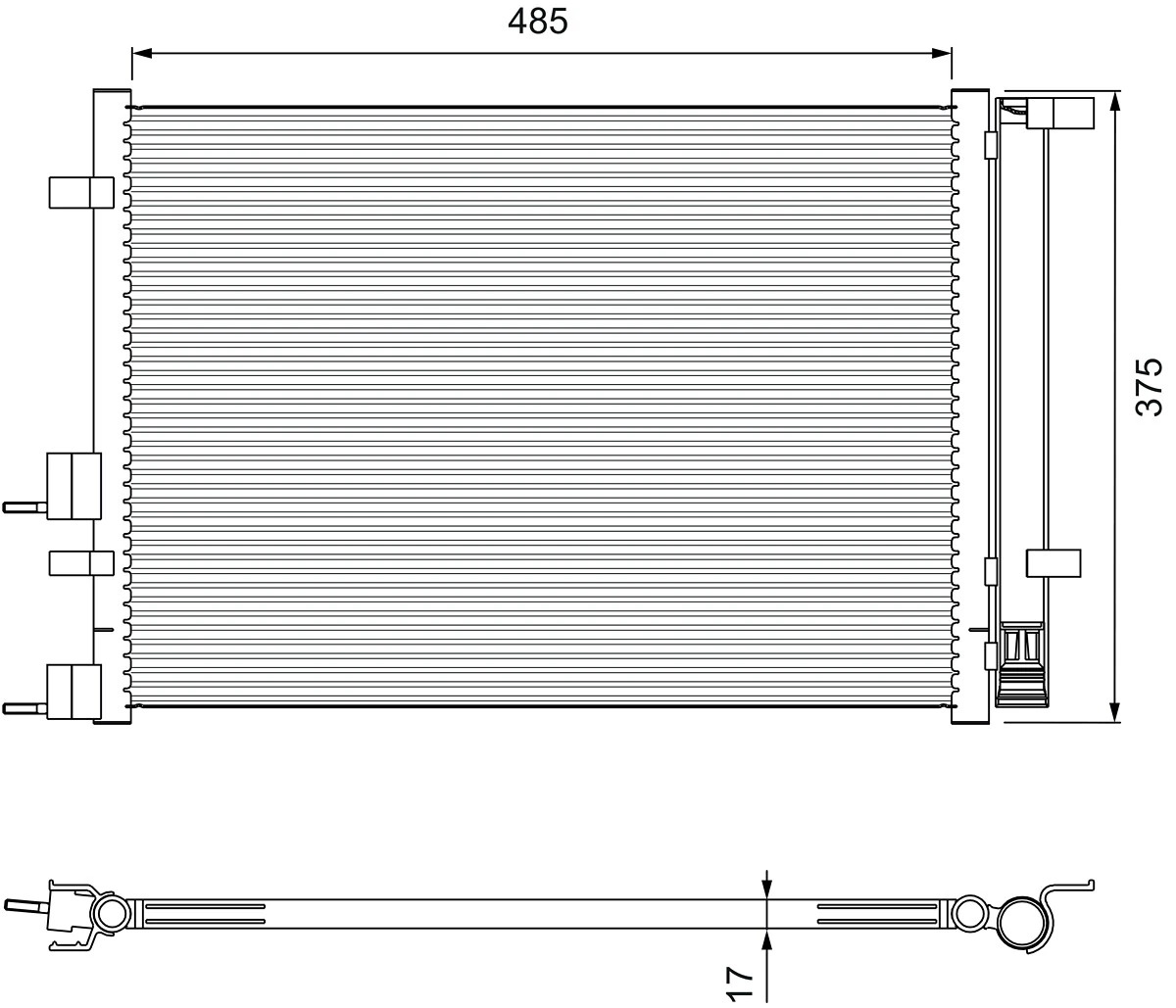 Condenser, air conditioning