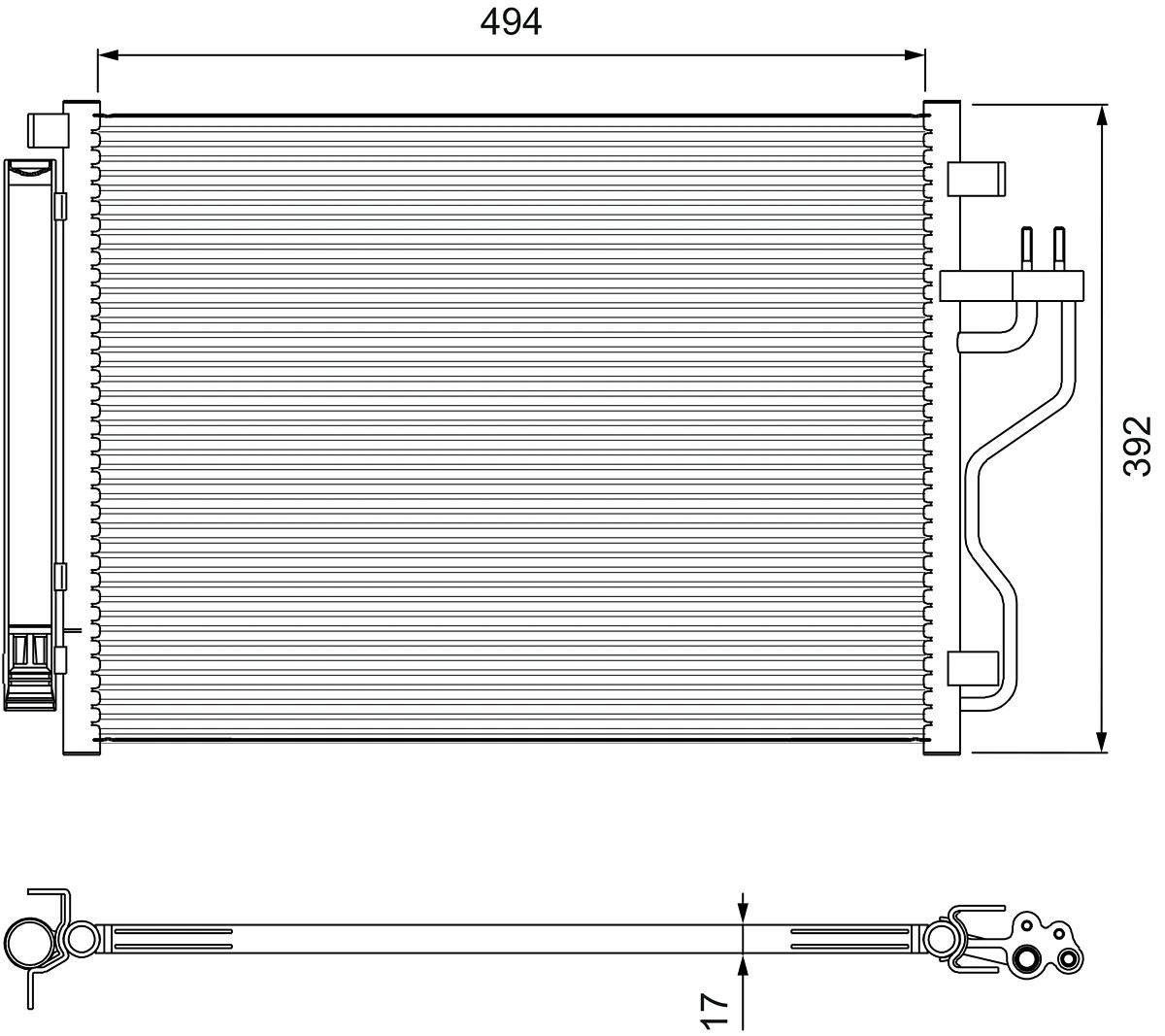 Condenser, air conditioning