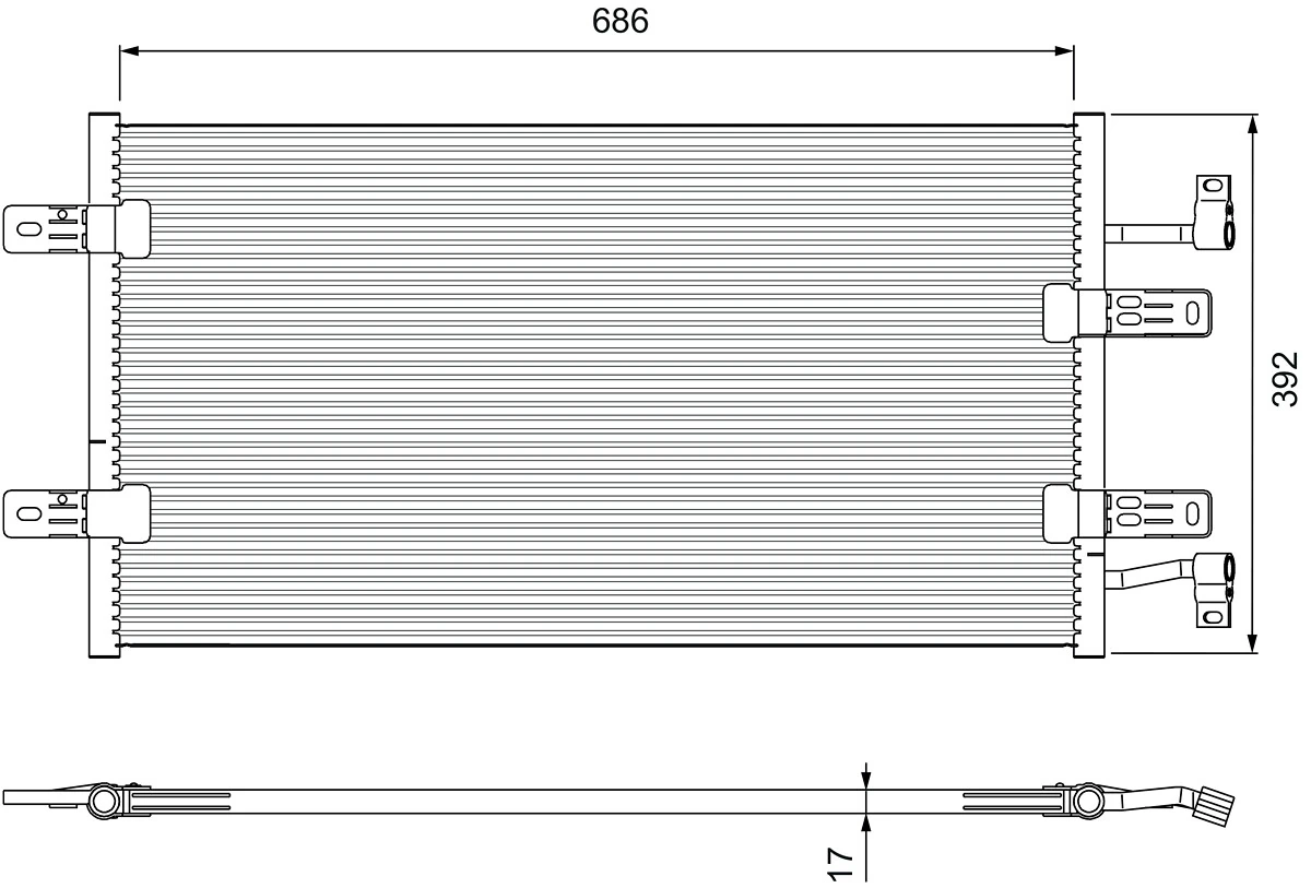 Condenser, air conditioning
