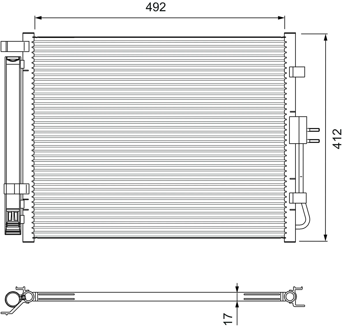 Condenser, air conditioning