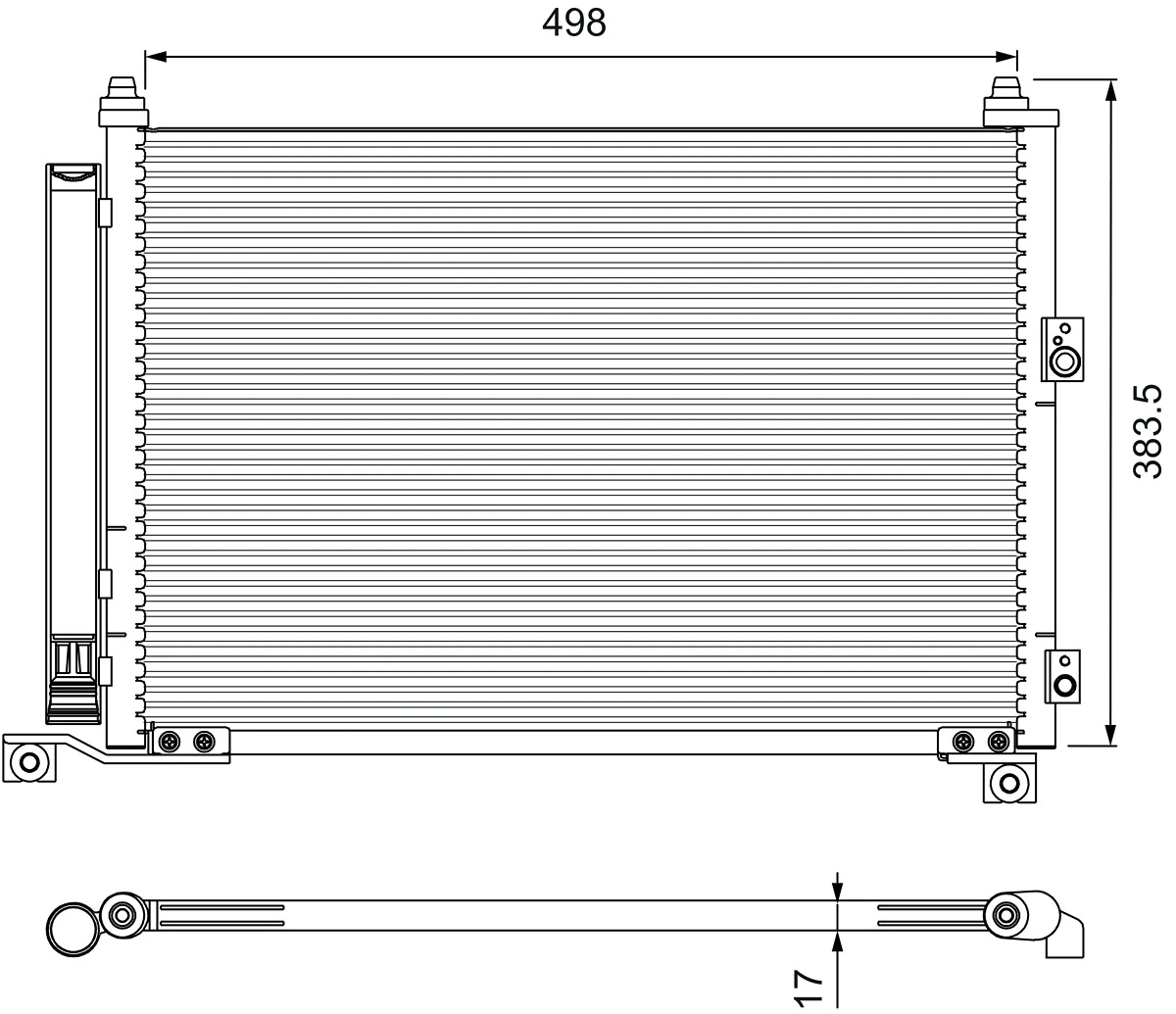 Condenser, air conditioning