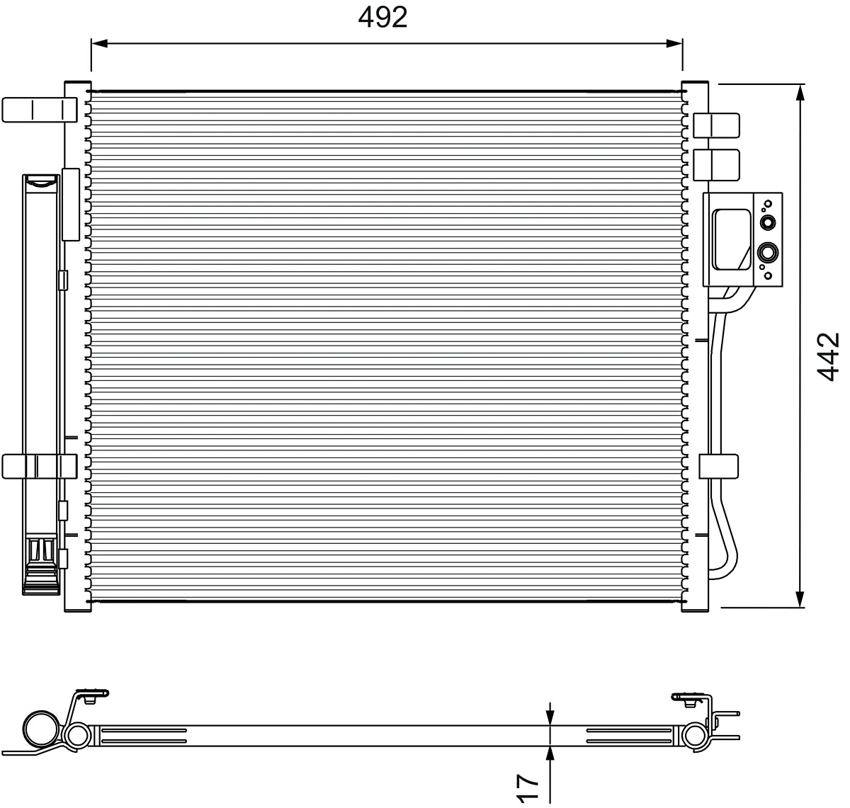 Condenser, air conditioning