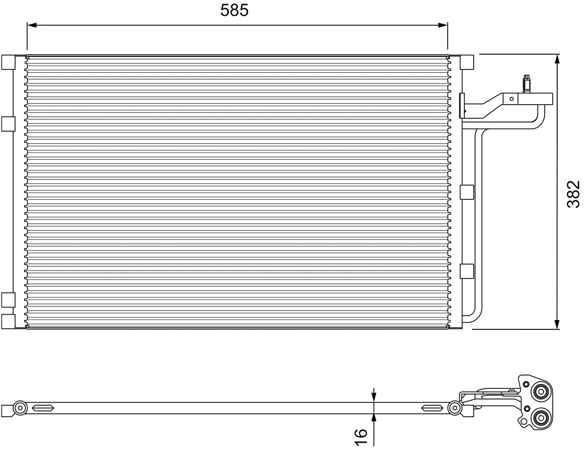 Condenser, air conditioning